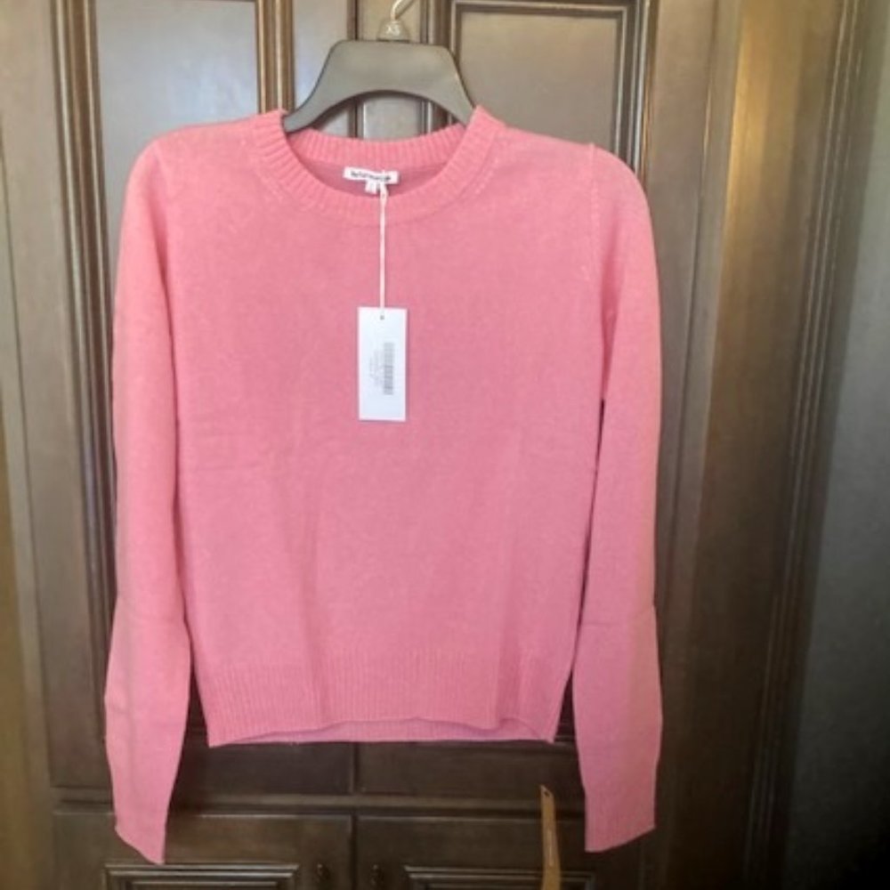 Reformation Lola Cashmere Crew Neck Long Sleeve Sweater